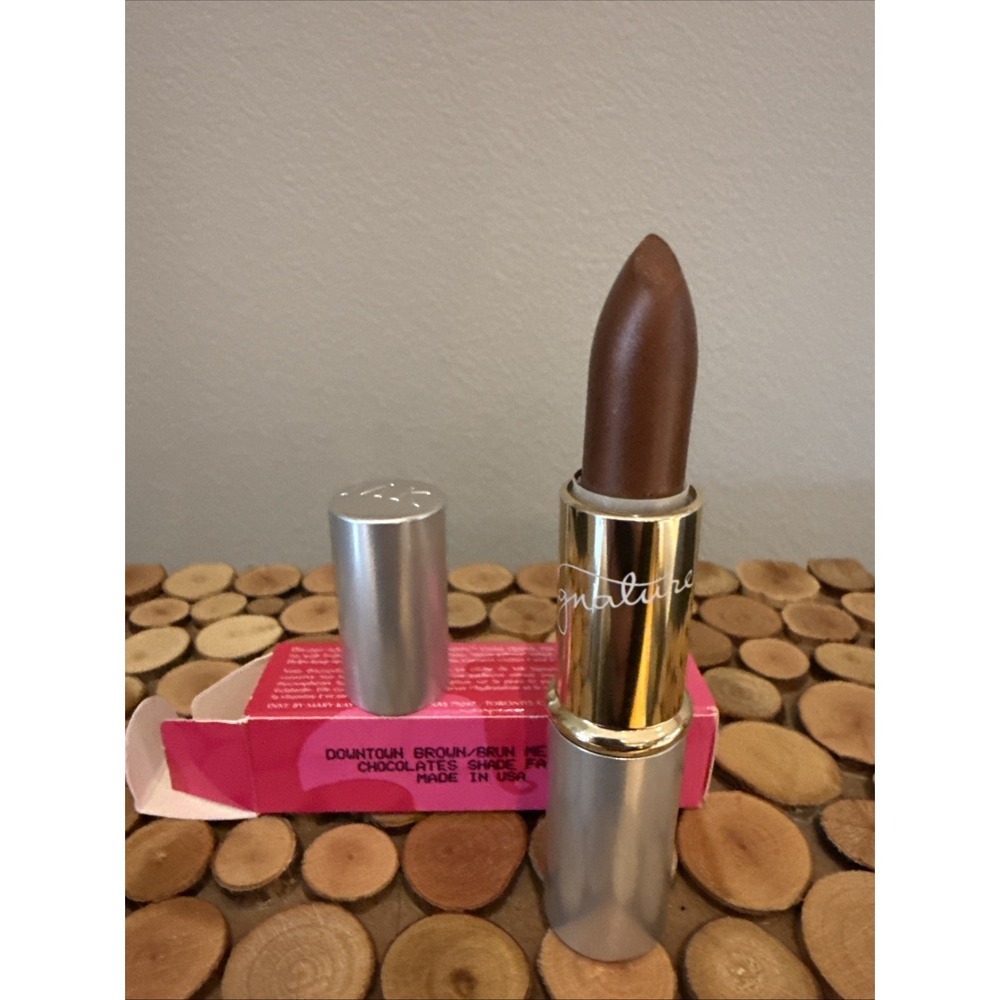 Mary Kay Signature Crème‎ Lipstick Downtown Brown .13oz New Old Stock NOS NIB